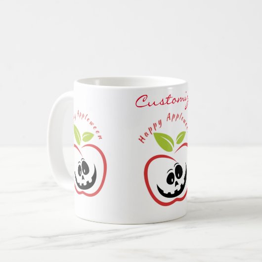 Happy Appleween Jack O'lantern Thunder_Cove Koffiemok (Voorkant links)