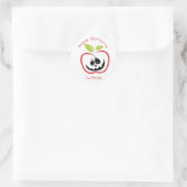 Happy Appleween Jack O'lantern Thunder_Cove Ronde Sticker (Tas)