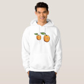 Happy Apricot Mannen Hoodie (Voorkant volledig)