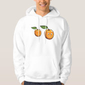 Happy Apricot Mannen Hoodie (Voorkant)