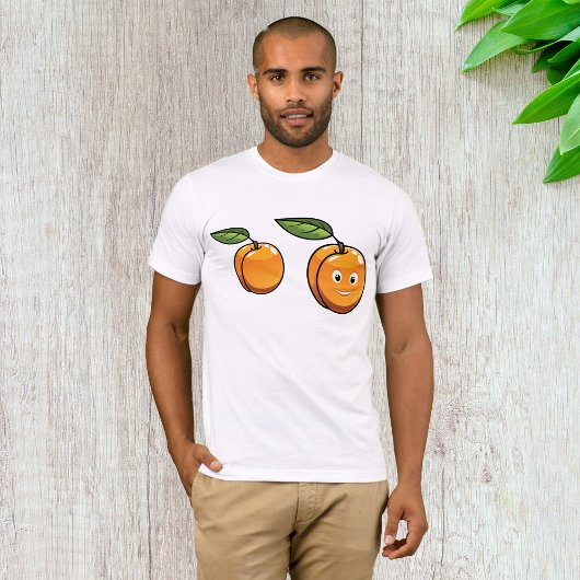 Happy Apricot Mannen T-shirt