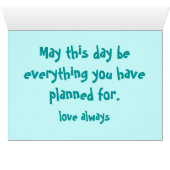 Happy April Fools - (Binenzijde Horizontaal (Onderkant))