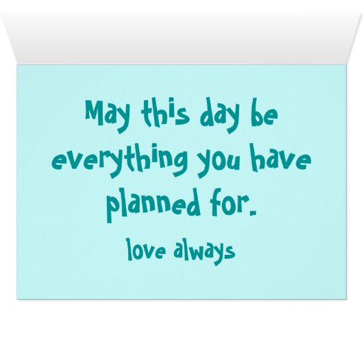 Happy April Fools - (Binenzijde Horizontaal (Onderkant))