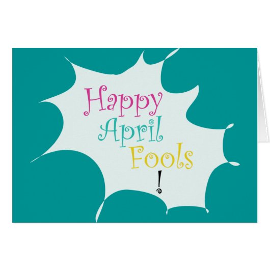 Happy April Fools - (Voorkant Horizontaal)