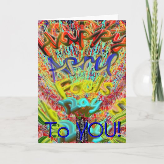 Happy April Fool's Day 2014-kaart Kaart (Voorkant)