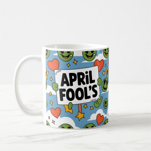 Happy April Fool's Day Gift idee Koffiemok (Links)