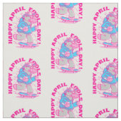 happy April Fools Day unicorn grappig Stof (Swatch)