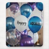 Happy Aquarius MousePad Muismat (Voorkant)