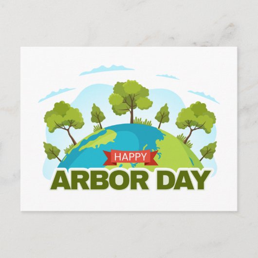 Happy Arbor Day Briefkaart (Voorkant)