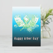 Happy Arbor Day hi-fi tree Kaart (Staand voorkant)