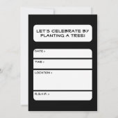 Happy Arbor Day hi-fi tree Kaart (Achterkant)