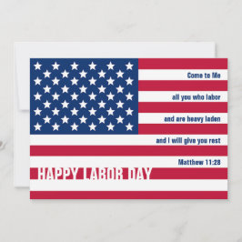 HAPPY ARBOR DAY Patriotic Christelijk USA Feestdagenkaart
