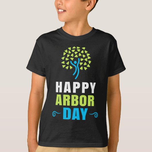 Happy Arbor Day Shirt Crisis Milieuactiviteiten (Voorkant)