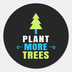 Happy Arbor Day Shirt Outfit voor Earth Day Plant  Ronde Sticker