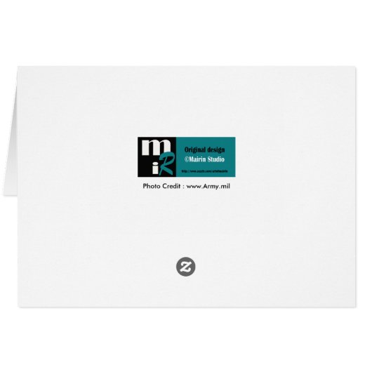 Happy Armed Forces Day Custom Wenskaarten (Achterkant Horizontaal)