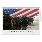 Happy Armed Forces Day Custom Wenskaarten (Voorkant Horizontaal)