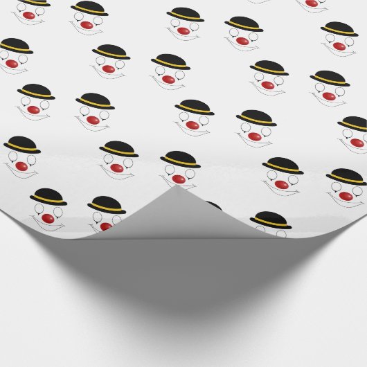 Happy Art Abstract Clown Cadeaupapier (Hoek)