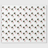 Happy Art Abstract Clown Cadeaupapier (Vlak)