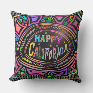 Happy Art: "Happy California" Pillow Kussen