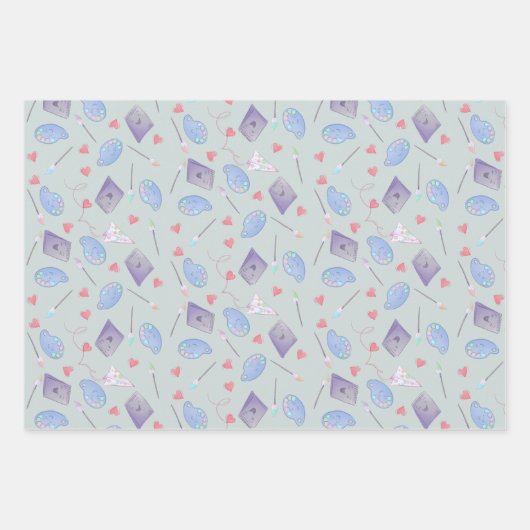 Happy Art Supplies Inpakpapier Vel (Voorkant)