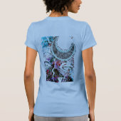 HAPPY art t-shirt met maan en moderne patronen (Achterkant)