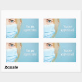 Happy Artors Day Je wordt gewaardeerd Rechthoekige Sticker (Vel)