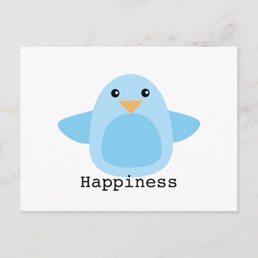 Happy as a Bluebird Briefkaart (Voorkant)