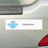 Happy as a Bluebird Bumpersticker (Op auto)