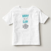 Happy as a Clam Kinder Shirts (Voorkant)