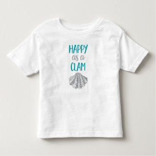 Happy as a Clam Kinder Shirts