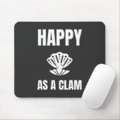 Happy as a Clam Muismat (Met muis)