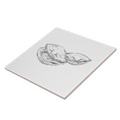 Happy As A Clam Tile Tegeltje (Zijkant)