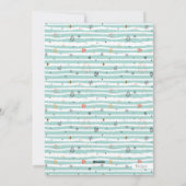 Happy As Pig in Sneeuwkerst Feestdagenkaart (Achterkant)