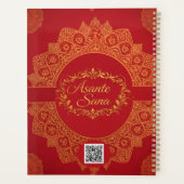 Happy Asante Sana Valentine's Day 2026  Red & Gold Planner (Achterkant)