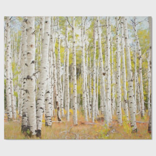 Happy Aspens Cadeaupapier (Vlak)