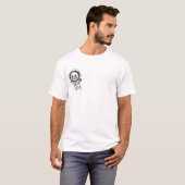 Happy Astronaut Panda Floating in Space Suit T-shirt (Voorkant volledig)
