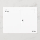 Happy August 16 Briefkaart (Achterkant)