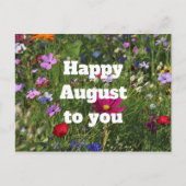 Happy August Briefkaart (Voorkant)