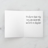 HAPPY ***AUGUSTMOORD*** OP U! KAART (Binnen)