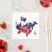 Happy Australia Day 26 januari Servet (Insitu)