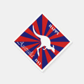 Happy Australia Day Australian Kangaroo Servet (Hoek)