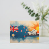 Happy Australia Day Briefkaart (Staand voorkant)
