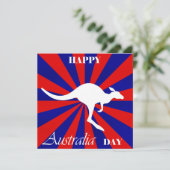Happy Australia Day Feestdagenkaart (Staand voorkant)