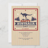Happy Australia Day Invitation Kaart (Voorkant)
