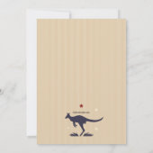 Happy Australia Day Invitation Kaart (Achterkant)