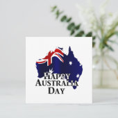 Happy Australia Day Kaart (Staand voorkant)