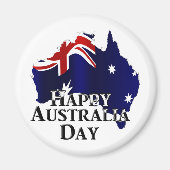 Happy Australia Day Magneet (Voorkant)