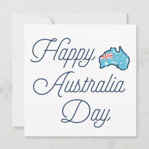 Happy Australia Day // Novelty Australia Day Kaart