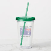 Happy Australia Day party levert Australische vlag Acryl Drinkbeker (Achterkant)