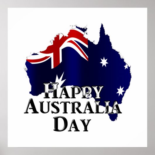 Happy Australia Day Poster (Voorkant)